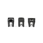 HELLERMANNTYTON - 2-teiliger Befestigungsbinder 150x3,5 mm mit Kantenclip 0,5-2,5mm