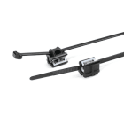 HELLERMANNTYTON - 2-teiliger Befestigungsbinder 150x3,5 mm mit Kantenclip 0,5-2,5mm