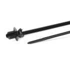 HELLERMANNTYTON - Befestigungsbinder 1-teilig mit Lamellenfuß, mit Teller 163x4.6 mm PA66HS schwarz