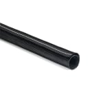 HELLERMANNTYTON - Selbstschließender Schlauch, 29 - 32 mm, PET, schwarz mit weißen Fäden, 15 m