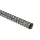 HELLERMANNTYTON - EMV-Geflechtschlauch 4-6 mm, zinnfarben/schwarz, 100 m