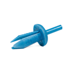HELLERMANNTYTON - Spreizniet für Kabelkanal, 3.8 - 4.2 mm, PA6, blau