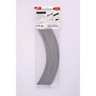 HELLERMANNTYTON - Warmschrumpfschlauch 3:1 (3/1 mm), grau, 200 mm (10 Stk.)