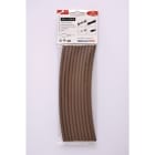 HELLERMANNTYTON - Warmschrumpfschlauch 3:1 (6/2 mm), braun, 200 mm (10 Stk.)