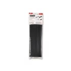 HELLERMANNTYTON - Warmschrumpfschlauch 3:1 (12/4 mm), schwarz, 200 mm (10 Stk.)
