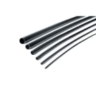 HELLERMANNTYTON - Warmschrumpfschlauch 3:1 (3/1 mm), PEX, mit Innenkleber, schwarz, 1,2 m
