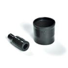HELLERMANNTYTON - Warmschrumpfformteil für Stecker gerade schwarz