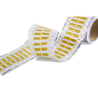 HELLERMANNTYTON - 2:1 Schrumpfschlauchmarkierer im Leiterformat 50 mm dieselbeständig gelb 2.4/0.8