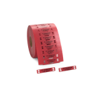 HELLERMANNTYTON - Kennzeichnungsschilder im Leiterformat TAGPU 10x51 mm rot 2000 Stk./Rolle
