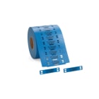 HELLERMANNTYTON - Kennzeichnungsschilder im Leiterformat TAGPU 10x51 mm blau 2000 Stk./Rolle