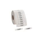 HELLERMANNTYTON - Kennzeichnungsschilder im Leiterformat TAGPU 10x51 mm weiß 2000 Stk./Rolle