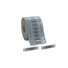 HELLERMANNTYTON - Kennzeichnungsschilder im Leiterformat TAGPU 12x60 mm grau 1000 Stk./Rolle