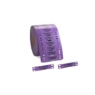 HELLERMANNTYTON - Kennzeichnungsschilder im Leiterformat TAGPU 12x60 mm violett 1000 Stk./Rolle