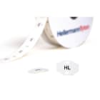 HELLERMANNTYTON - Kennzeichnungsschilder im Leiterformat TAGPU 20x30 mm weiß diamantförmig 500 Stk./Rolle