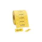 HELLERMANNTYTON - Kennzeichnungsschilder im Leiterformat TAGPU 20x51 mm gelb 1000 Stk./Rolle