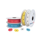 HELLERMANNTYTON - Kennzeichnungsschilder im Leiterformat TAGPU 20x30 mm blau diamantförmig 500 Stk./Rolle