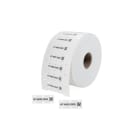 HELLERMANNTYTON - Kennzeichnungsschilder im Leiterformat TAGLF 20x51 mm blau 1000 Stk./Rolle