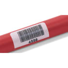 HELLERMANNTYTON - Selbstlaminierende Etiketten für Laserbedruckung Typ 1105 38,10x25,40x139,70 mm weiß/transparent