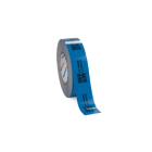 HELLERMANNTYTON - Rohr-/Lagerkennzeichnungsetiketten Helatag für Thermotransferbedruckung TAGR4TD1 Typ 1213 blau 25mm 1 Rolle=50m
