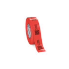 HELLERMANNTYTON - Rohr-/Lagerkennzeichnungsetiketten Helatag für Thermotransferbedruckung TAGR50TD1 Typ 1213 rot 50mm 1 Rolle=50m