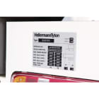HELLERMANNTYTON - Manipulationssichere Typenschilder für Thermotransferdruck 50,8x25,4 mm silber/transparent