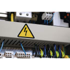 HELLERMANNTYTON - Warnung vor elektrischer Spannung 25.0 mm gelb mit schwarzem Aufdruck