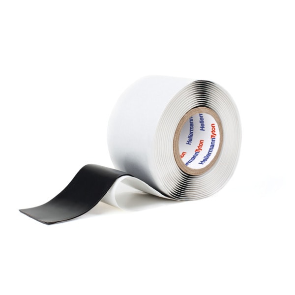 HELLERMANNTYTON - Selbstverschweißendes Niederspannungsband 100 mm x 3,0 m, schwarz