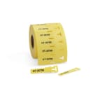 HELLERMANNTYTON - Kennzeichnungsschilder im Leiterformat Loop-Version TAGPU 12x74 mm blau 500 Stk./Rolle