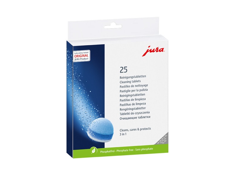 JURA - 3-Phasen-Reinigungstabletten 25er Blister