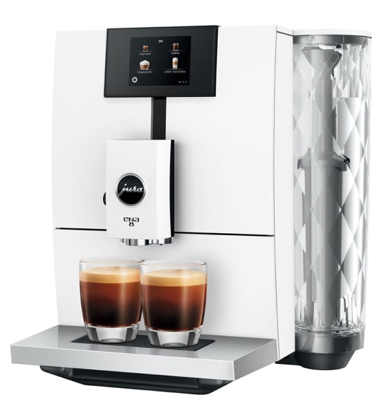 JURA - VG! Kaffeevollaut. 2T. 27.1cm P.E.P. Milchsyst.HP1 Disp. ws
