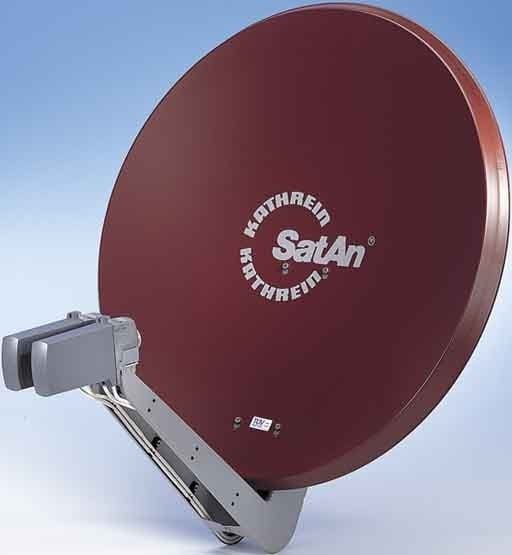 KATHREIN - Offset Parabolantenne 90cm rotbraun