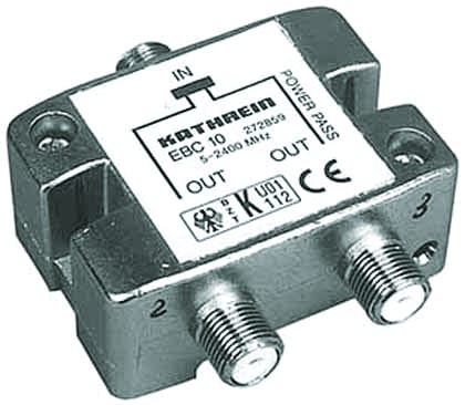 KATHREIN - Verteiler 2-fach F-Stecker fernspeisbar