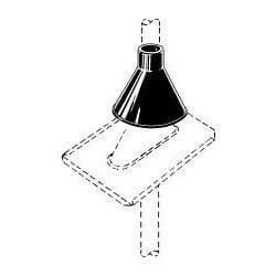 KATHREIN - Abdeckkragen für Mast 48mm
