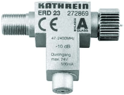 KATHREIN - F - Dämpfungssteller 47-2400MHz DC-Durchgang 0.5-10dB