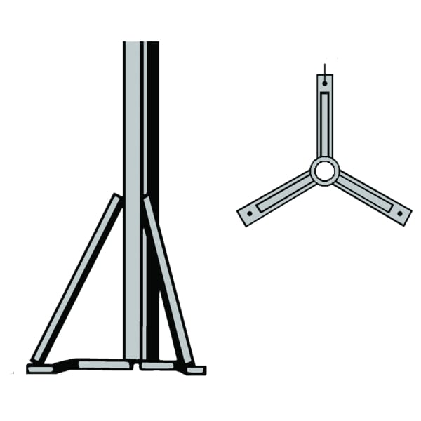 KATHREIN - Standfuß für Parabolantenne feuerverzinkt