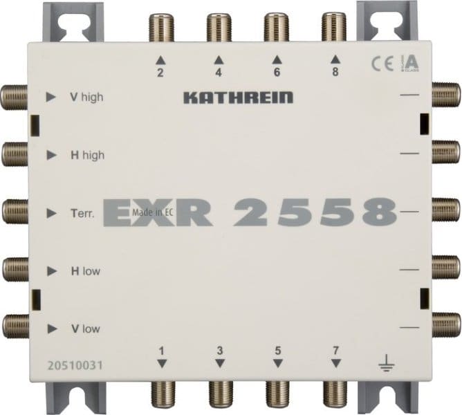 KATHREIN - Multischalter 5/8 1xTerr. 4xSat-Eing. kaskadierb.