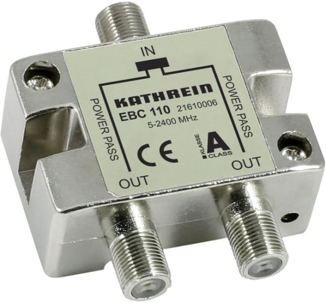 KATHREIN - Verteiler 2-fach 5-2400MHz F-Stecker