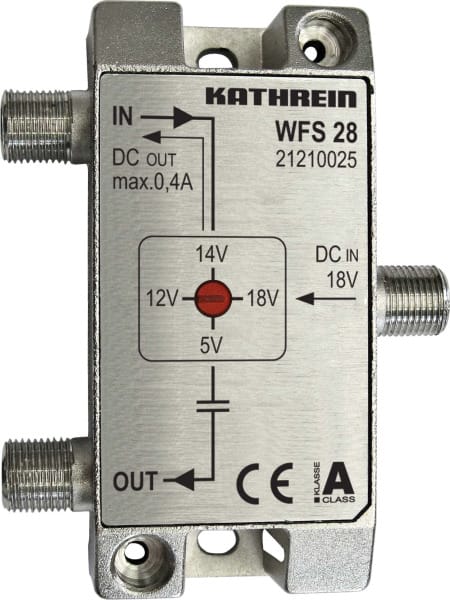 KATHREIN - Fernspeise-Weiche 5-2150MHz F-Connectoren Fernspeisb.m.NCF18