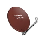 KATHREIN - Offset Parabolantenne 75cm 40mmFeedHalterung Metall rotbraun