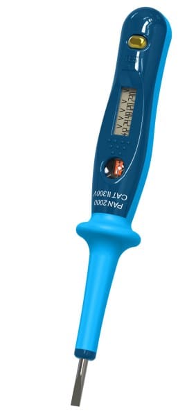 PANCONTROL - Prüf-Schraubendreher gelb mit LCD-Display