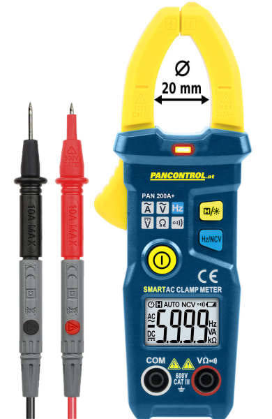 PANCONTROL - Digital-Stromzange 200A AC ø = 20mm