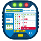 PANCONTROL - Steckdosen-Prüfer + 30 mA FI-Tester