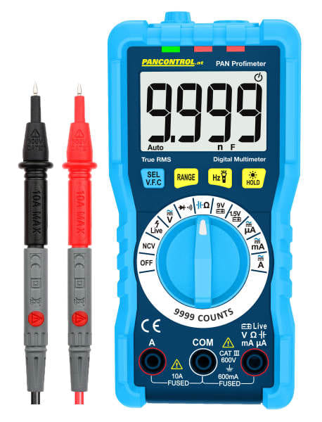 PANCONTROL - Digital-Multimeter 600V CAT III TRMS kontaktlose Spannungsprüfung