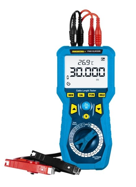 PANCONTROL - Kabellängen-Messgerät und Milli-Ohmmeter 0,15 - 240mm² für ein- und mehrpolige Leiter