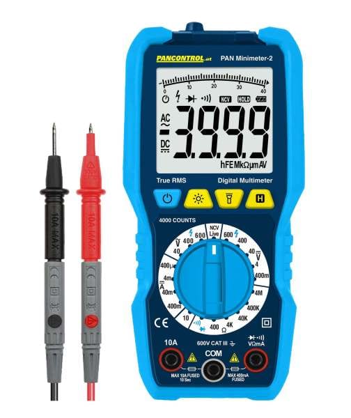 PANCONTROL - Digital-Multimeter CAT III 600V True RMS