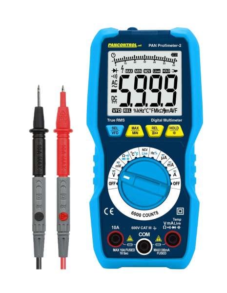 PANCONTROL - Digital-Multimeter CAT III 600V True RMS