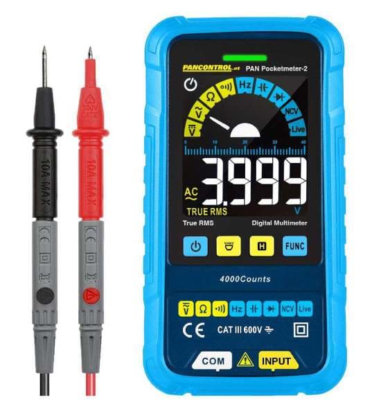 PANCONTROL - Taschen-Multimeter CAT III 600V True RMS