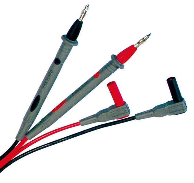 PANCONTROL - Prüfkabel mit Federspitzen abschraubbar Ø 4mm l=120cm für Geräte mit