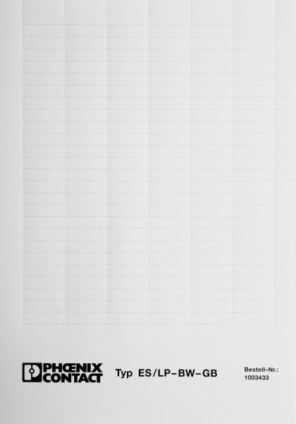 LAPP - ETIKETTEN ES/LP-BW-GB