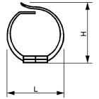LAPP - Flexibler Verdrahtungskanal GMF HF-40 GY